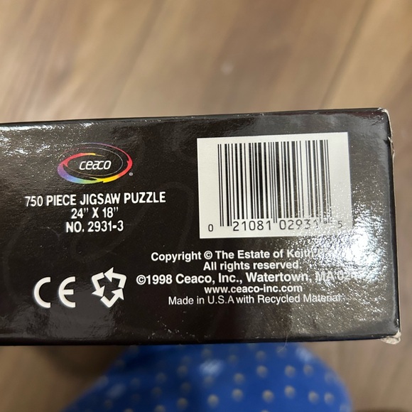 Keith Haring 750 piece jigsaw puzzle brand new 1988 - Picture 4 of 4